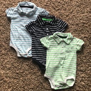EUC Bundle of 9M Baby Boy Onesies